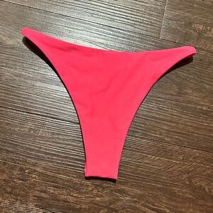 Demon Bikini Handmade Coral Pink Thong Bikini Bottom XS Swim